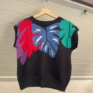 vintage cap sleeve knit